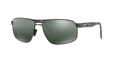 Maui Jim Polarized Sunglasses, 776 Whitehaven 63 In Grey-black