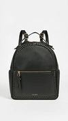 calpak kaya faux leather round backpack Calpak Kaya Faux Leather Round Backpack In Black