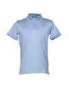 Roberto Cavalli Polo Shirts In Pastel Blue