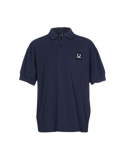 Fred Perry Polo Shirts In Dark Blue