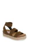 Steve Madden Kimmie Flatform Sandal In Blue