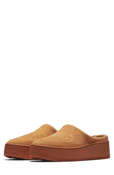 Nike Air Force 1 Lover Xx Slip-on Mule Sneaker In Cinder Orange/cinder Orange