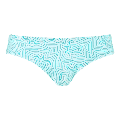Vilebrequin Women Swimwear - Women Bikini Bottom Hypnotic Turtles - Swimming Trunk - Frisbee In Blue