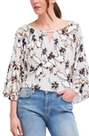 Free People Last Time Print Top In Ivory Combo