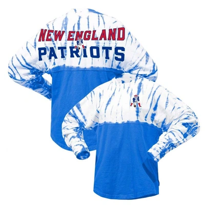 Fanatics Branded Royal New England Patriots Vintage Bamboo Spirit Jersey Long Sleeve T-shirt