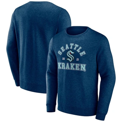 Fanatics Branded Navy Seattle Kraken Classic Arch Pullover Sweatshirt
