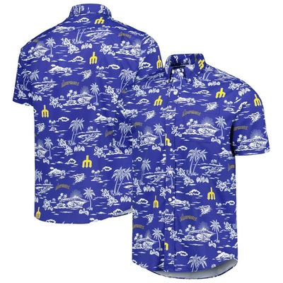 Reyn Spooner Royal Seattle Mariners Kekai Button-down Shirt