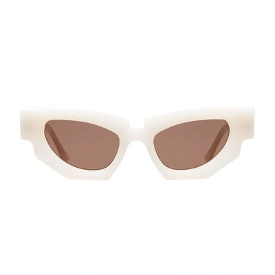 Kuboraum Maske F5 Wh Sunglasses In Bianco