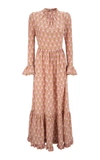 La Doublej Visconti Silk Maxi Dress In Neutral