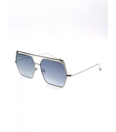 Eyepetizer Greg Sunglasses In Silver