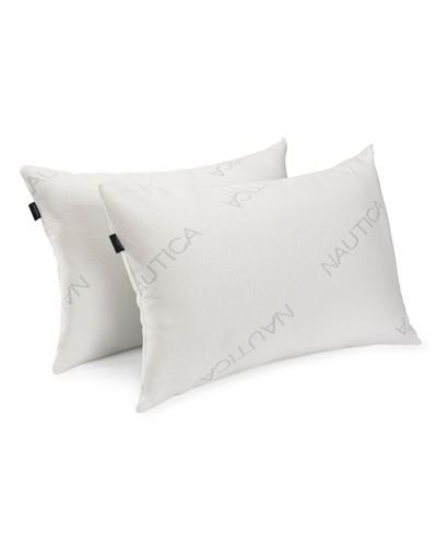Nautica Home Luxury Knit 2 Pack Pillows Collection In White