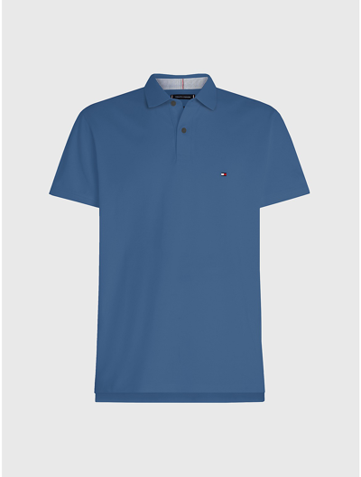 Tommy Hilfiger Classic Fit 1985 Polo In Cerulean Aqua