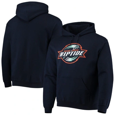 Adpro Sports Navy New York Riptide Solid Pullover Hoodie