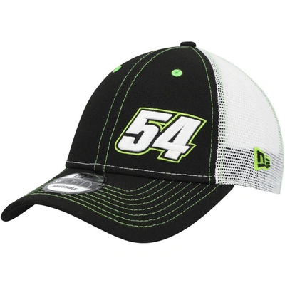 New Era Men's  Black, White Ty Gibbs A-frame 9forty Trucker Snapback Hat In Black,white