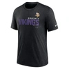 Nike Heather Black Minnesota Vikings Team Tri-blend T-shirt
