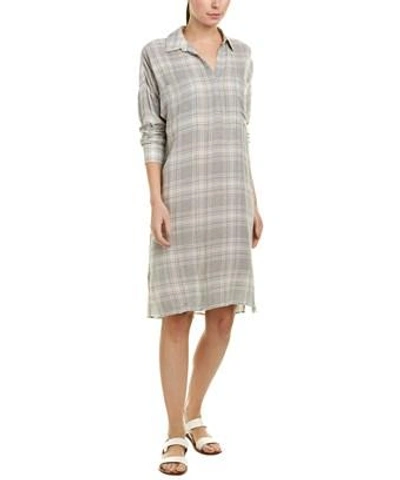 James Perse Plaid Wool In Grey