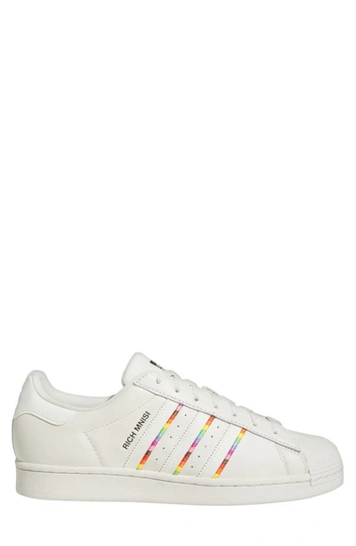 Adidas Originals X Rich Mnisi Pride Superstar Sneaker In White