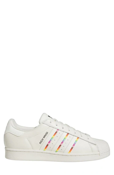 Adidas Originals X Rich Mnisi Pride Superstar Sneaker In Beige