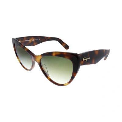 Ferragamo Salvatore   Sf 930s 238 56mm Womens Cat-eye Sunglasses In Grey