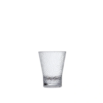 Fortessa Outside Copolyester 15 Ounce Hammered Double Old Fashioned Glass, Set Of 6 In Multi