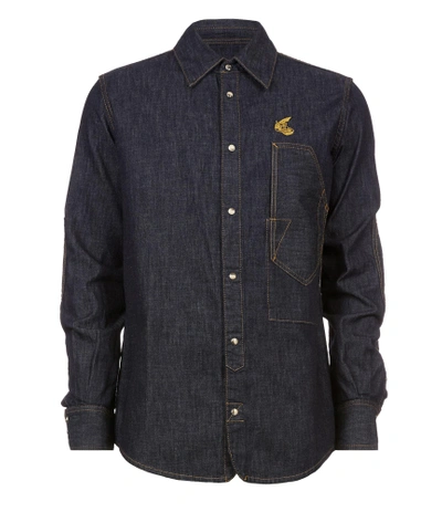 Vivienne Westwood Lars Workman Shirt Blue Denim