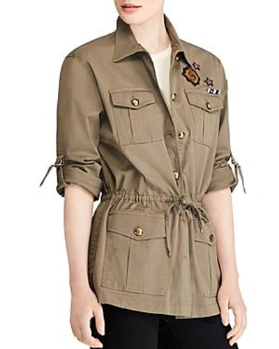 Ralph Lauren Lauren  Drawstring Utility Jacket In Green