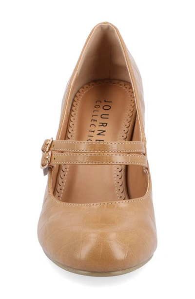 Journee Collection Journee Windy Mary Jane Pump In Tan