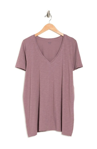 Madewell V-neck Short Sleeve T-shirt In Fig