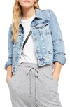 Free People X We The Free Rumors Denim Jacket In Ocean Night