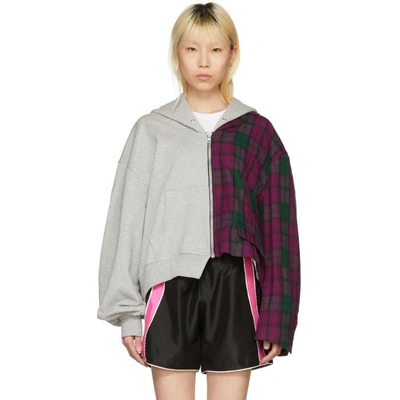 Gosha Rubchinskiy Multicolor Oversized Hybrid Hoodie