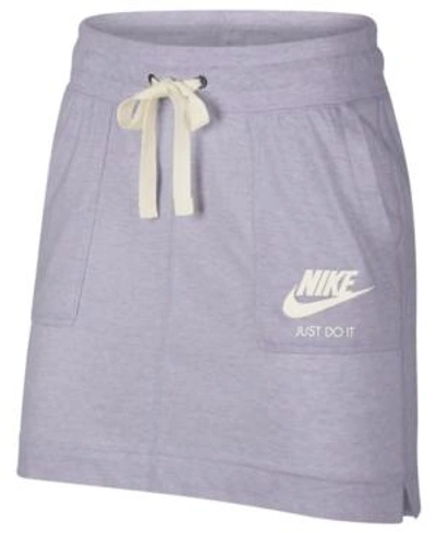 Nike Gym Vintage Skirt In Barely Grape