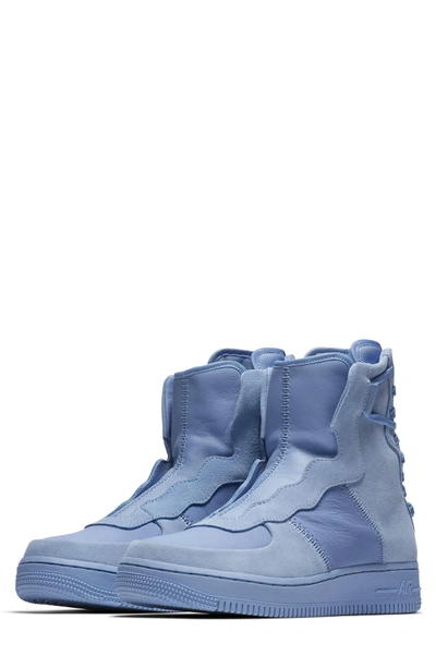 Nike Air Force 1 Rebel Xx High Top Sneaker In Light Blue