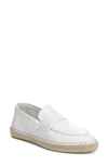 Vince Daria Espadrille Loafer In White Leather