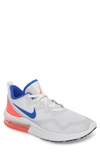 Nike Air Max Fury Running Shoe In White/ Ultramarine/ Red/ Black