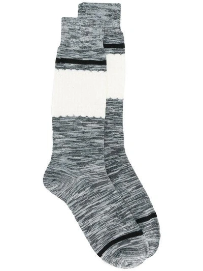 Necessary Anywhere N/a Two Style Socks In Grey