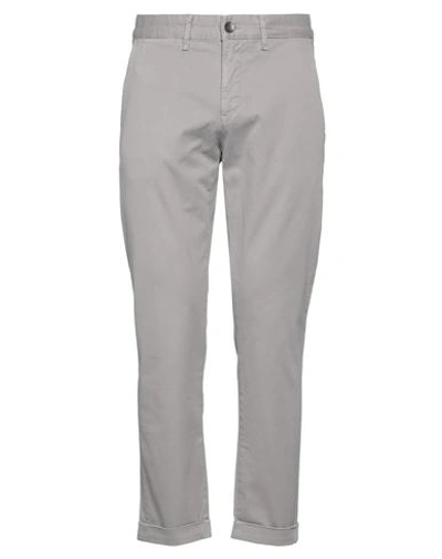 Jeckerson Man Pants Grey Size 38 Cotton, Elastane