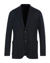 Cruna Man Blazer Midnight Blue Size 38 Polyester, Virgin Wool, Elastane In Navy Blue