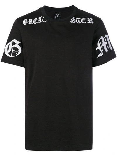 Omc Embroidered T-shirt In Black