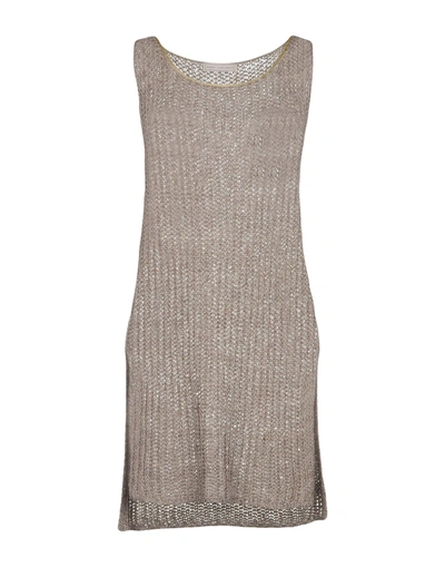 Aran Cashmere Sweater In Khaki