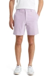Swannies Ethan Flat Front Golf Shorts In Lilac