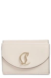 Christian Louboutin Womens Leche Loubi54 Logo-embellished Leather Wallet