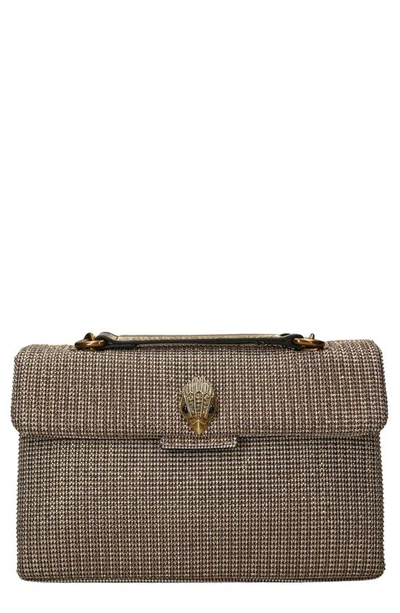 Kurt Geiger Kensington Small Chain Shoulder Bag In Dark Beige