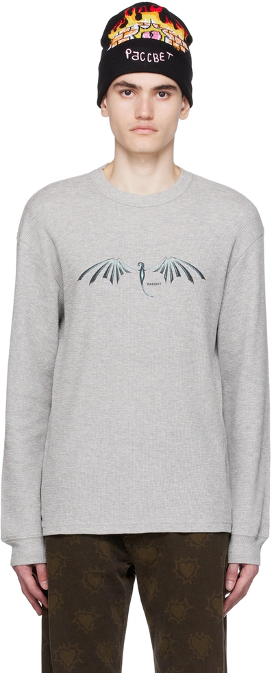 Rassvet Dragon Sweater In Grey Melange
