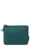 Dagne Dover Small Parker Mesh Pouch - Blue/green In Palm