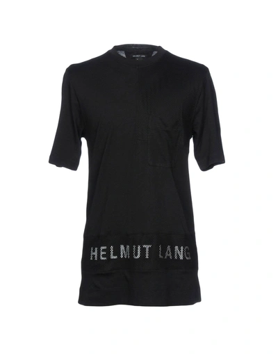 Helmut Lang T-shirt In Black