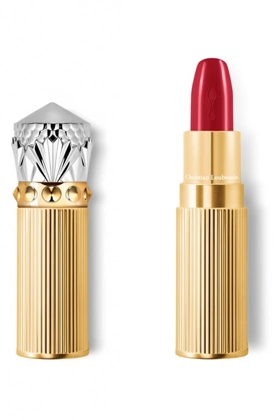 Christian Louboutin Louboutin Rouge Silky Satin On The Go Lipstick In Grenade Love 816