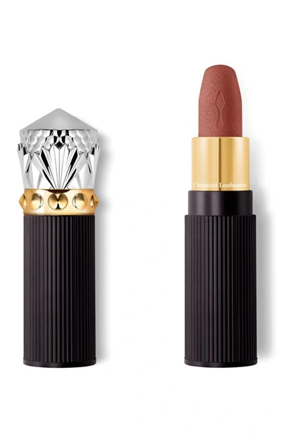 Christian Louboutin Rouge Louboutin Velvet Matte On The Go Lipstick In Beige Very Gil 015