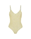 Pepper & Mayne One-piece Swimsuits In Yellow