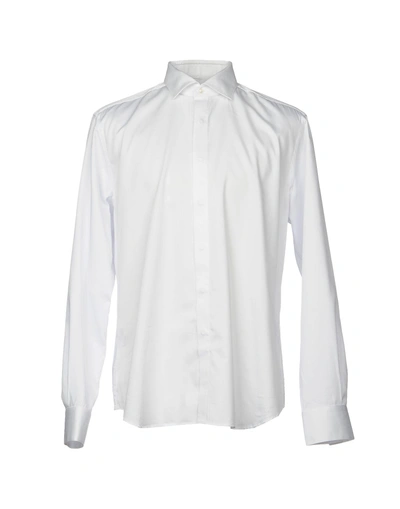 Xacus Solid Color Shirt In White