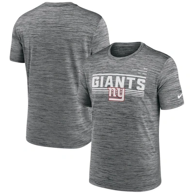 Nike Men's Yard Line Velocity (nfl New York Giants) T-shirt In Black